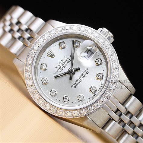 rolex silver womens|Rolex silver watch face.